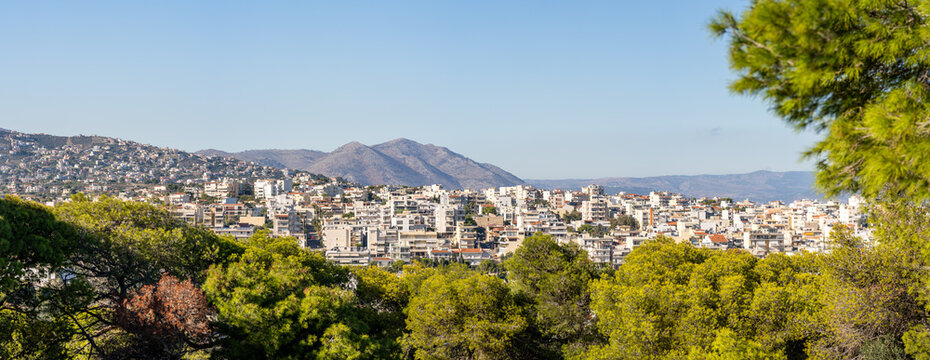Coastal view of Rafina, a port town near Athens in Attica, Greece,November 14, 2025.