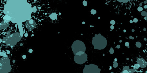 Light blue, black vector texture with abstract forms. Abstract Fluid Splash. Sale Banner Brushstroke. Gradient Paintbrush. Isolated Splash on White Backdrop. 