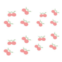 seamless pattern with cherries