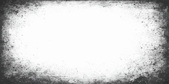 A textured abstract grunge background featuring a vintage blue paint splash and a rough ice frame over a dirty cold wall surface for an artistic nature backdrop