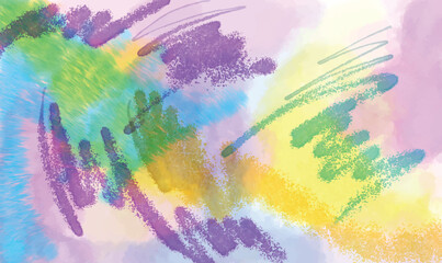 Naklejka premium Abstract bright colorful watercolor hand painted spot. Artistic creative backgroundA