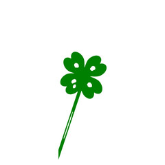 four leaf clover isolated