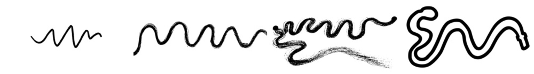 Obraz premium Electricity's Journey: A Simple Blue Wire