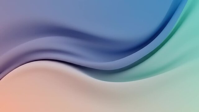 Abstract Colorful Waves Background Design Element.
