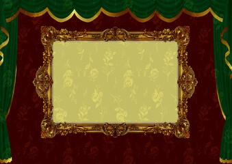 豪華なフレーム