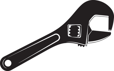 Obraz premium Adjustable Wrench Tool for Tightening and Loosening Bolts Easily