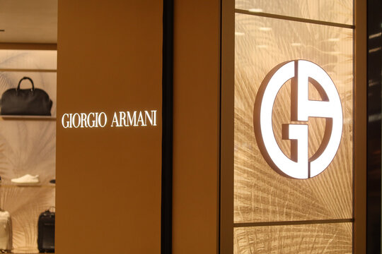 GIORGIO ARMANI store at Milano Malpensa Airport (MXP) in Milan, Italy on May 21, 2025