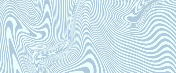 Abstract background seamless pattern with colorful waves. Trendy vector illustration in retro psychedelic style