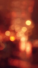 Fototapeta premium Generative AI Abstract Warm Bokeh Lights with a Dreamy Atmosphere