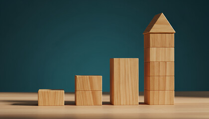 &ldquo;Stepped Growth: Building a Rising Graph with Wooden Blocks&rdquo;

