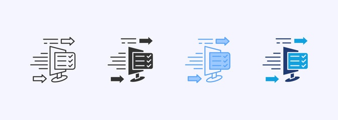 Administrator Icon Set Multistyle Various Collection Element For Design