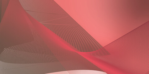 Indian Pink and Sienna abstract shape grainy gradient background with black noisy texture for wide banner poster and header design