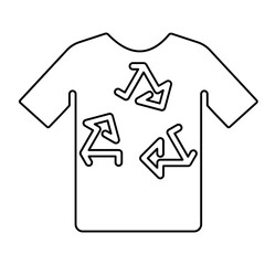 Reuse clothes icon