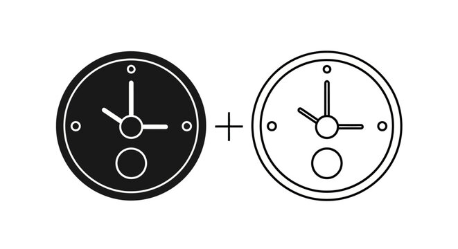 vector clock icon