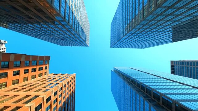 City highrise perspective.