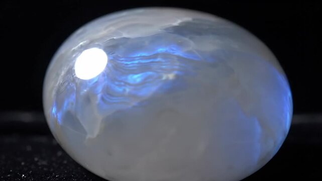 Mystical Moonstone With A Captivating Blue Sheen