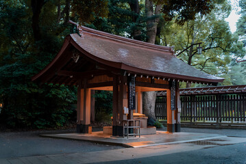 Japanese purification pavilion, Temizuya/Chuzuya