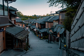 Fototapeta premium Gion Street, Gion District, Kyoto Japan