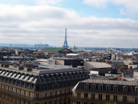 Aerial view of Montparnasse, Parid - france