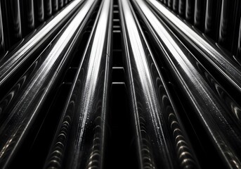 Industrial pipes abstract