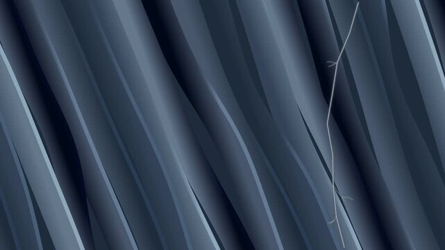 Close-up view of sleek, dark blue fabric folds with smooth texture, captured from a top-down perspective, showcasing the intricate details of the material