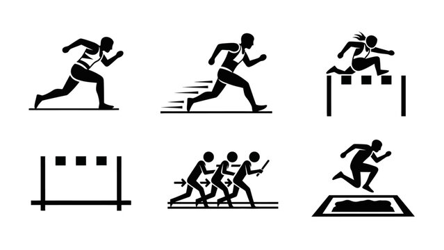 Silouhette Course Obstacle Course Silhouette Images – Browse 1,321 Stock Photos, Vectors ...