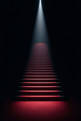 Obraz premium abstract red carpet
