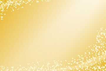 和風の水玉グラデーションの背景イラスト　金色