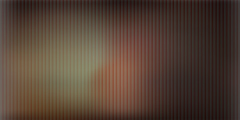Obraz premium Dark brown beige orange ribbed glass. Vector ribbed glass texture background. Mesh gradient. acrylic ribbed bath surface. Reeded glass background semitransparent overlay. Bath wall window