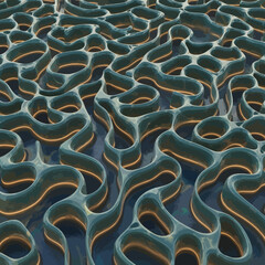 Fototapeta premium Brain Coral Close Up View.