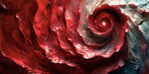 The image of a colorful spiral illustration,Generated AI