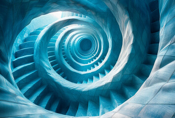 The image of a colorful spiral illustration,Generated AI