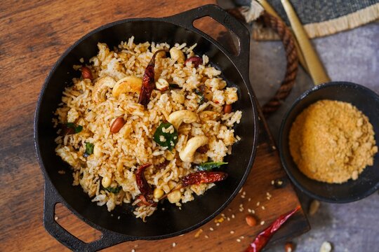 Homemade sesame Rice or Ellu Sadam - Quick one pot meal with leftover rice