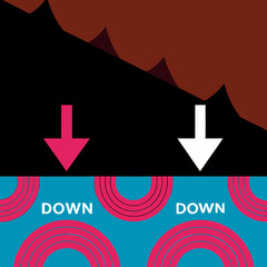 abstract background with arrows