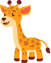 This animal vector illustration features a clean, modern design, using bold lines, contrasting solid colors, and minimalist yet expressive details. Perfect for logos, mascots, stickers, and other crea