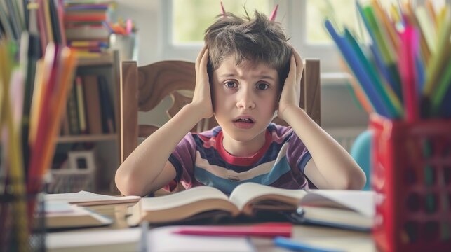 Conceptual illustration and medical design representing Attention Deficit Hyperactivity Disorder, a common neurodevelopmental condition affecting children, adolescents, and adults