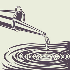 Metallic Liquid Texture Ripple Effect Reflection