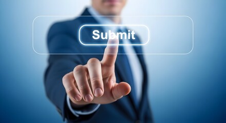 Business Application Submission submit button