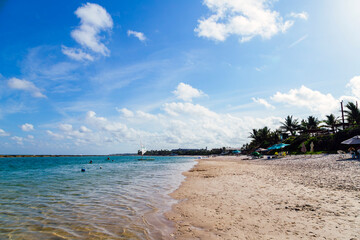 Muro Alto Beach in Porto de Galinhas, northeastern Brazil. Beach with the largest natural pool. Perfect tourist destination.