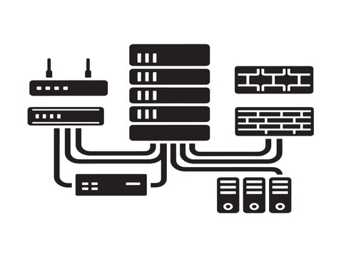 Root network pack intricate silhouette vector collection