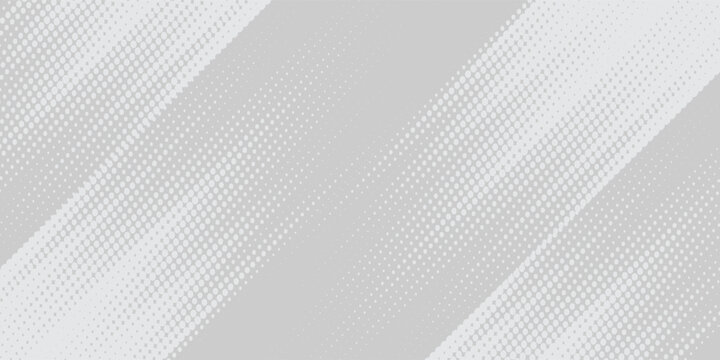 Gray Halftone Diagonal Dot Background Texture With Retro Comic Pop Art Style Pattern Grunge Design