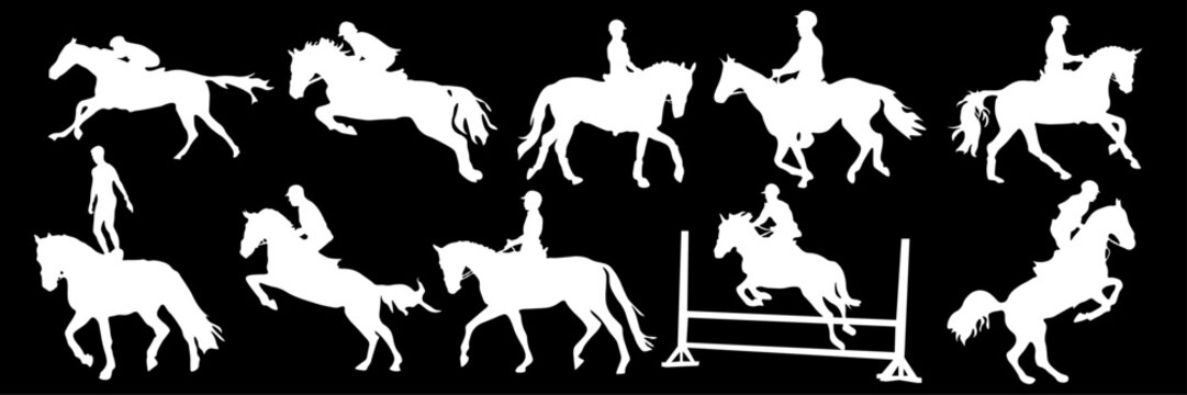 Jumping Horse Outline Images – Browse 21,565 Stock Photos, Vectors, and ...