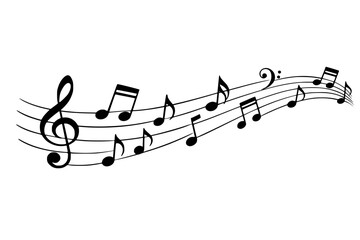Simple Music Notes Design