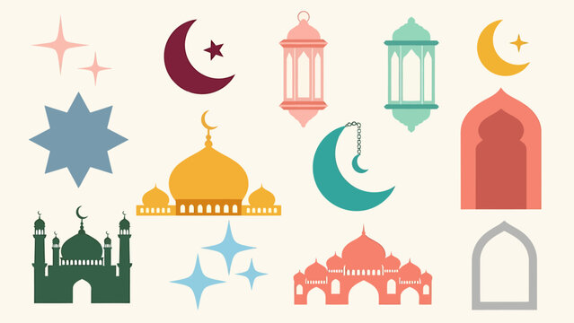 Islamic Symbols and Architecture Collection.