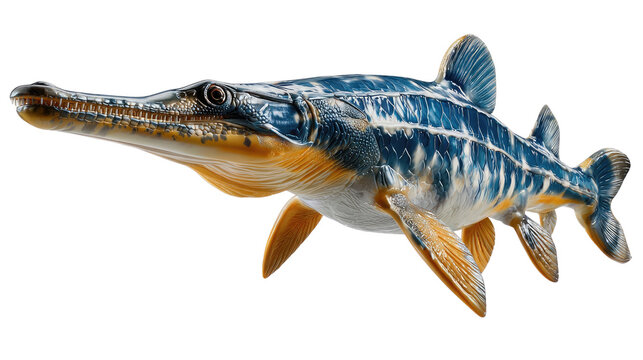 Ancient ichthyosaur model: A detailed model of an ancient ichthyosaur, capturing the creature's formidable presence with its sleek form and intricate features.