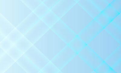 Abstract light blue geometric background with soft glowing diagonal lines and squares