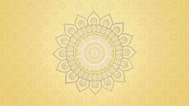 islamic background blue luxury ornament mandala pattern arabic ramadan kareem video Isolated on Animation Video