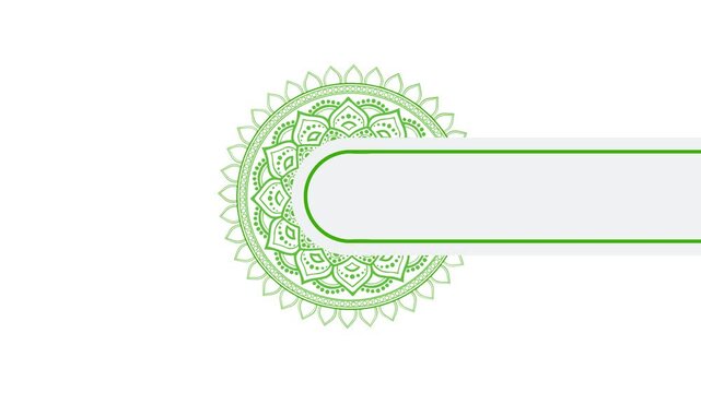 Decorated maroon background with ornate circular frame, ideal for invitations, greeting cards, posters, and social media posts needing elegance video Isolated on Animation Video