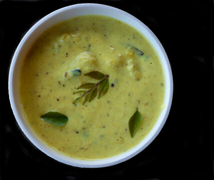 Vegetable stew, saphed petha kadhi. ash gourd curry an Indian dish. 