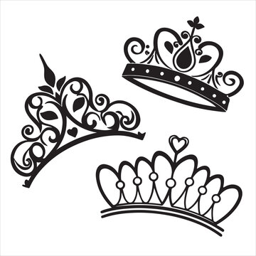 A vintage set of vector floral design elements featuring ornate flower patterns, swirls, and scrolls to create an elegant frame or border illustration for a wedding card or tattoo art decor